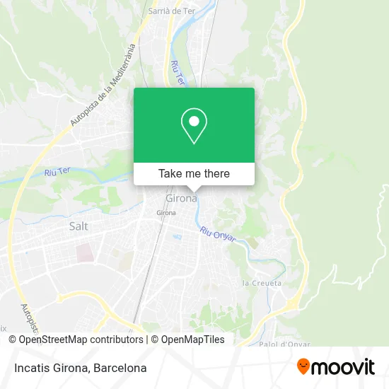 Incatis Girona map