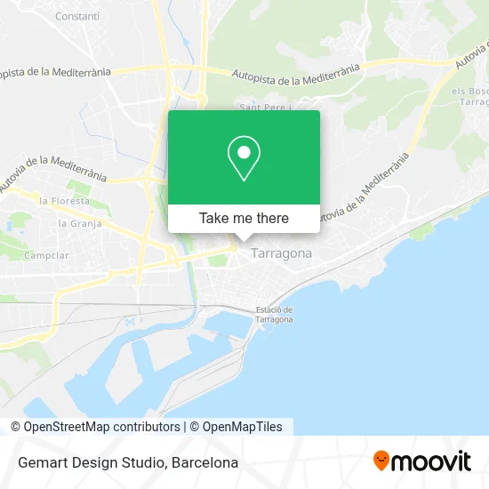 Gemart Design Studio map