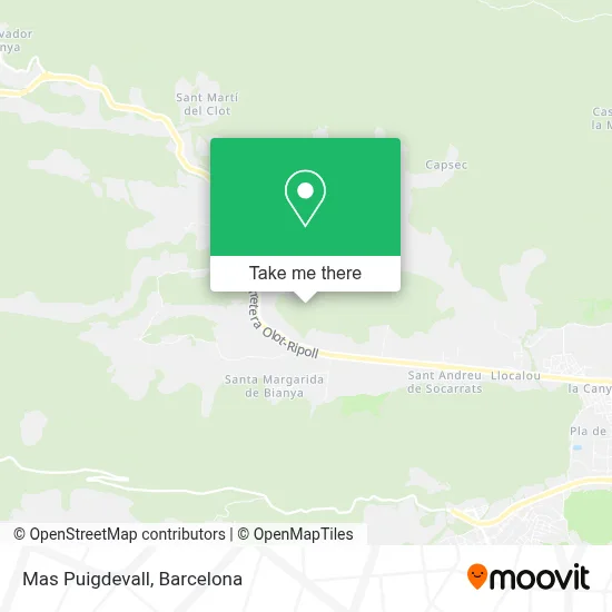 Mas Puigdevall map