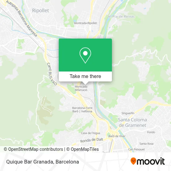 Quique Bar Granada map