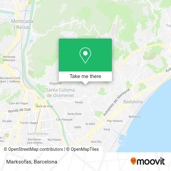 Marksofas map