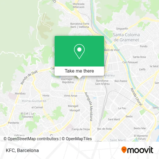 Kfc map