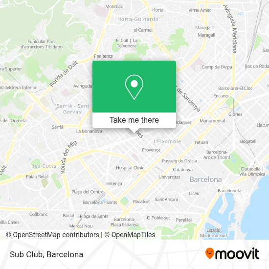 Sub Club map
