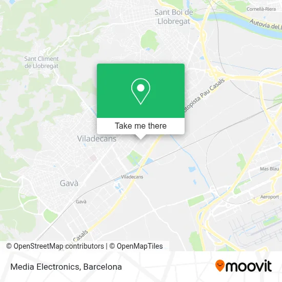 Media Electronics map