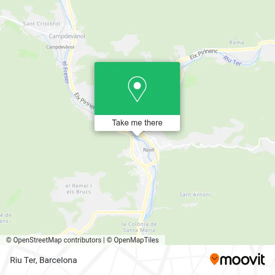 Riu Ter map