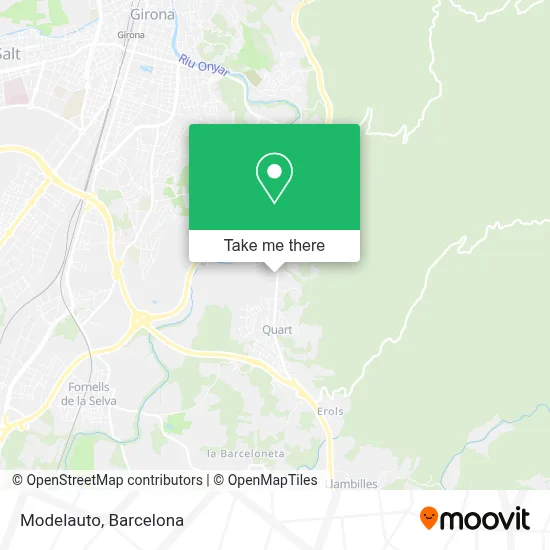 mapa Modelauto