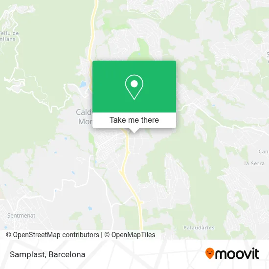 Samplast map