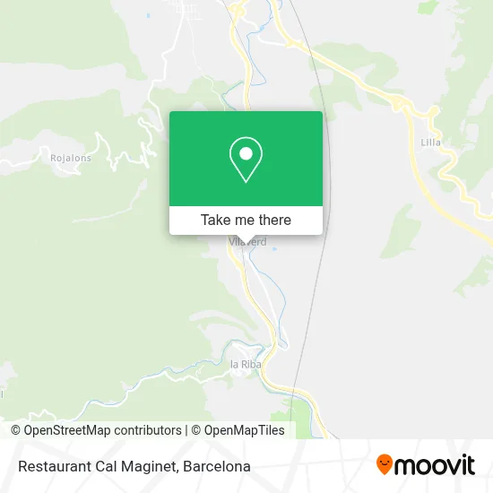 Restaurant Cal Maginet map