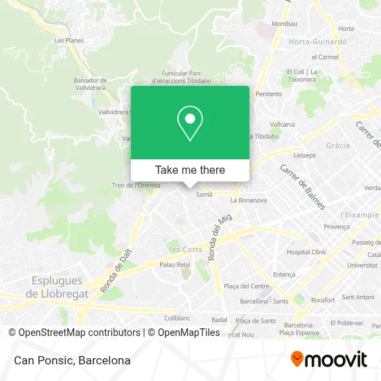 Can Ponsic map