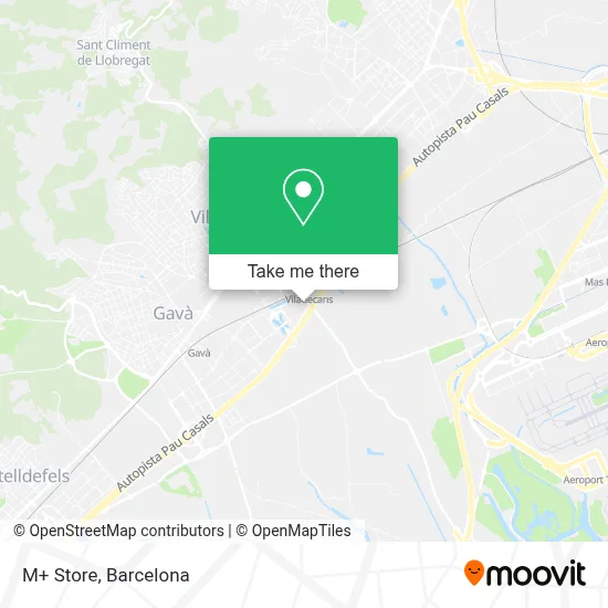 M+ Store map