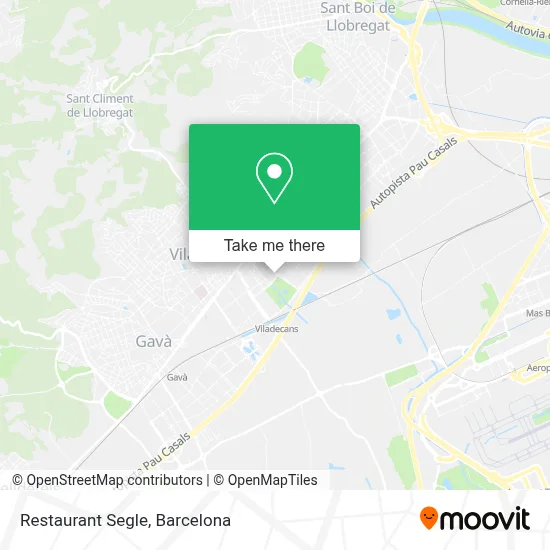 Restaurant Segle map