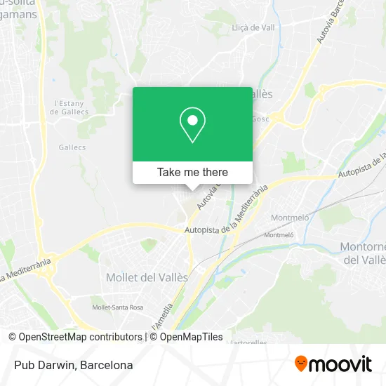 Pub Darwin map
