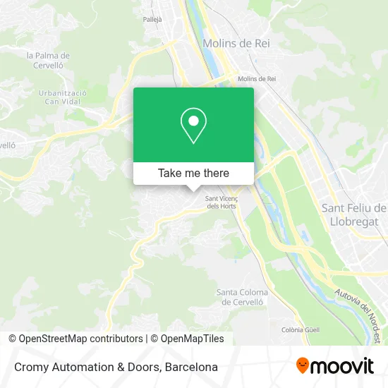 Cromy Automation & Doors map