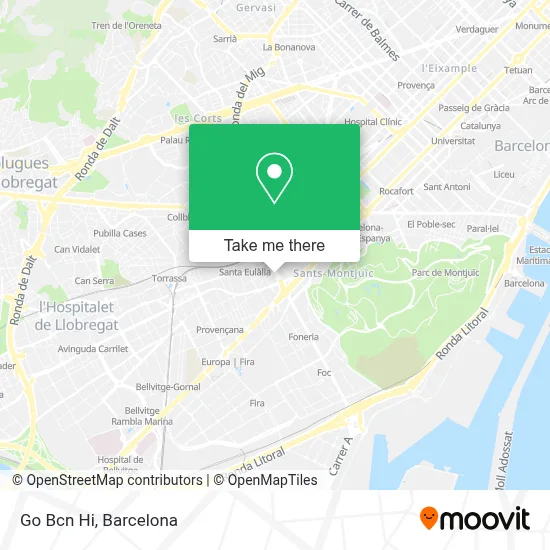Go Bcn Hi map