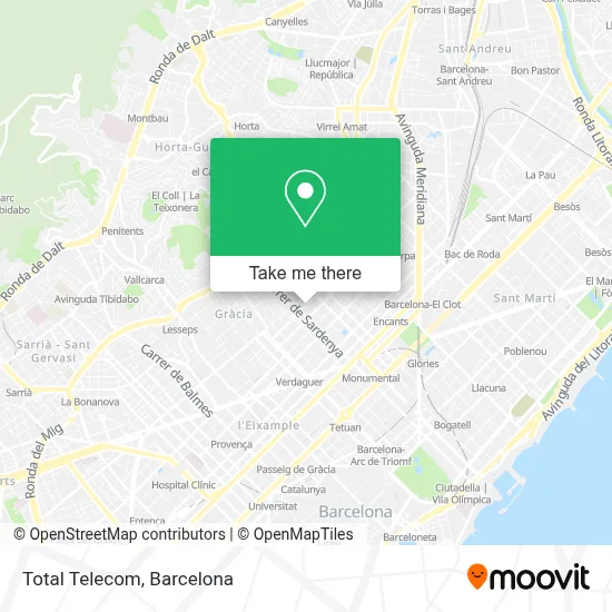 Total Telecom map