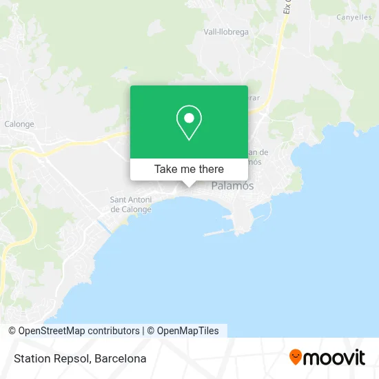 Station Repsol map