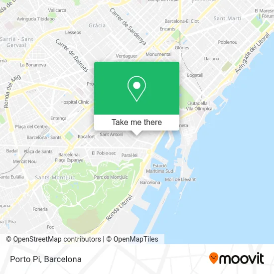 Porto Pi map