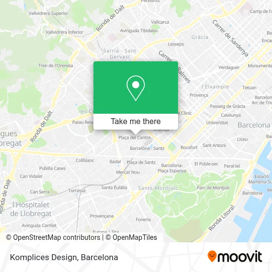 Komplices Design map