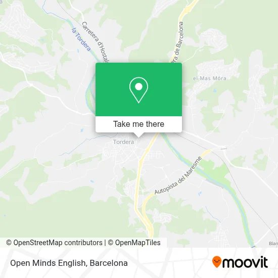 Open Minds English map