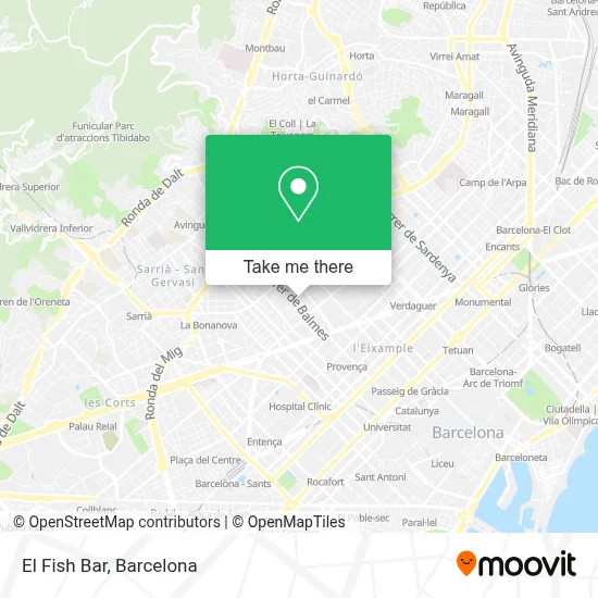 El Fish Bar map