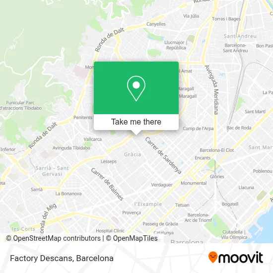 mapa Factory Descans