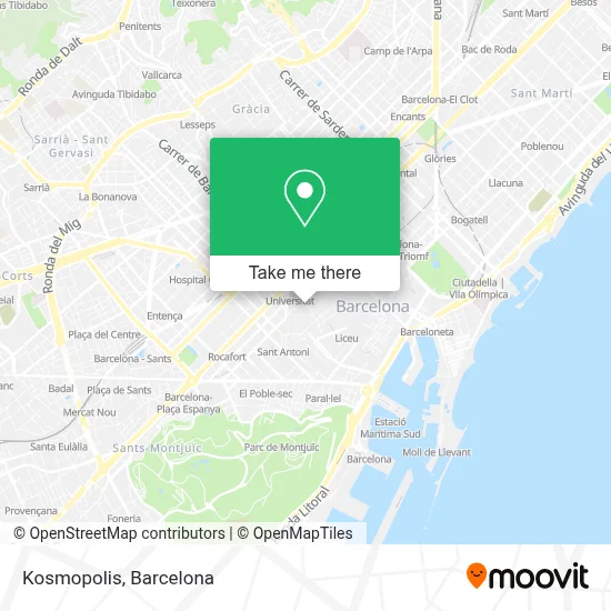 Kosmopolis map