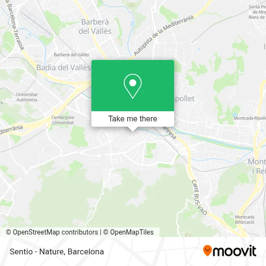 Sentio - Nature map