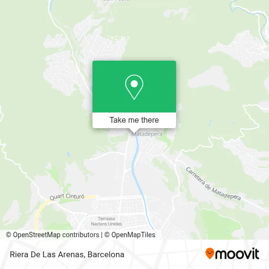 Riera De Las Arenas map
