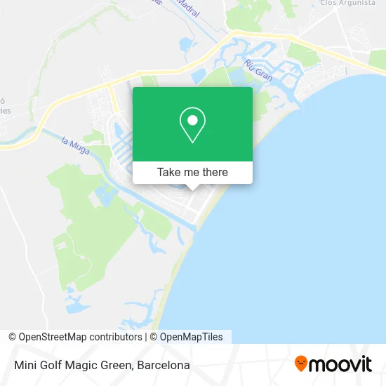 Mini Golf Magic Green map