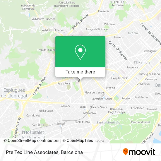 Pte Tex Line Associates map