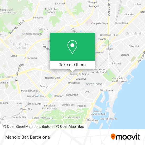 Bar Manolo map