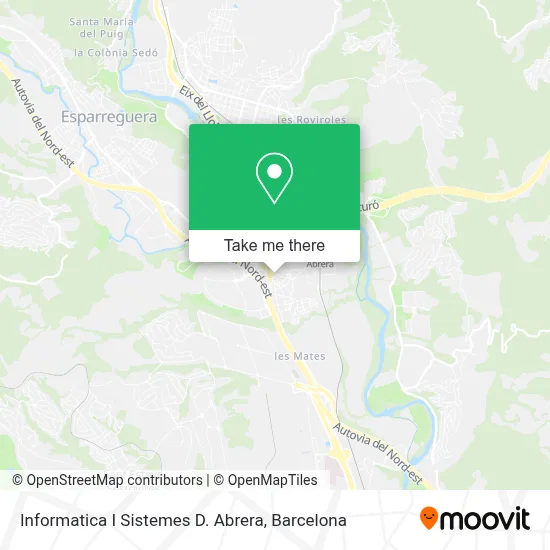 Informatica I Sistemes D. Abrera map
