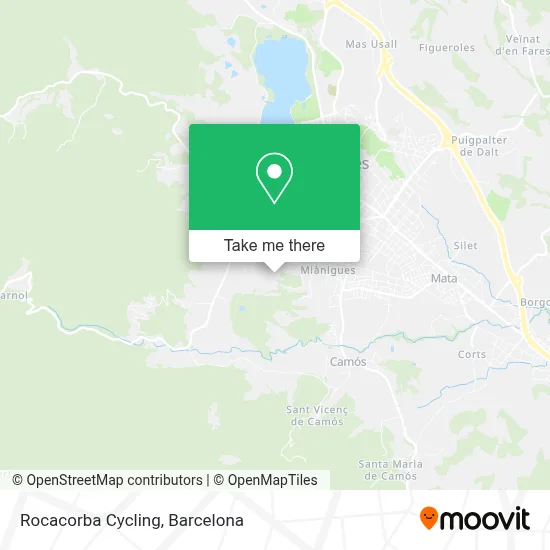 Rocacorba Cycling map