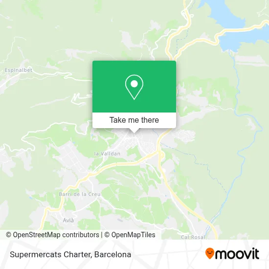 Supermercats Charter map