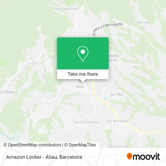 Amazon Locker - Aliau map
