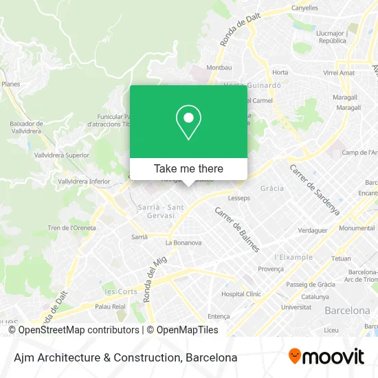 Ajm Architecture & Construction map