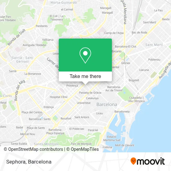 Sephora map