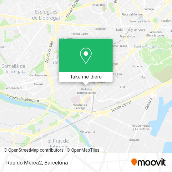 Rápido Merca2 map