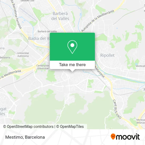 Mestimo map