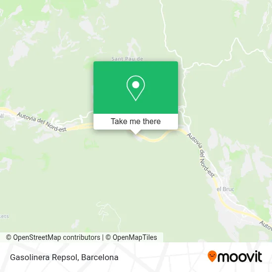 Gasolinera Repsol map