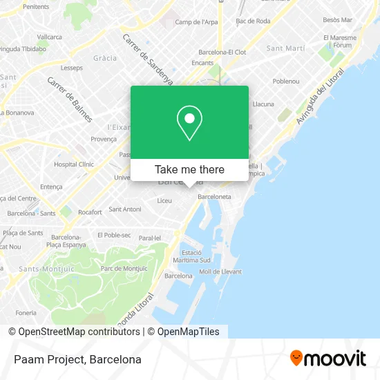 Paam Project map