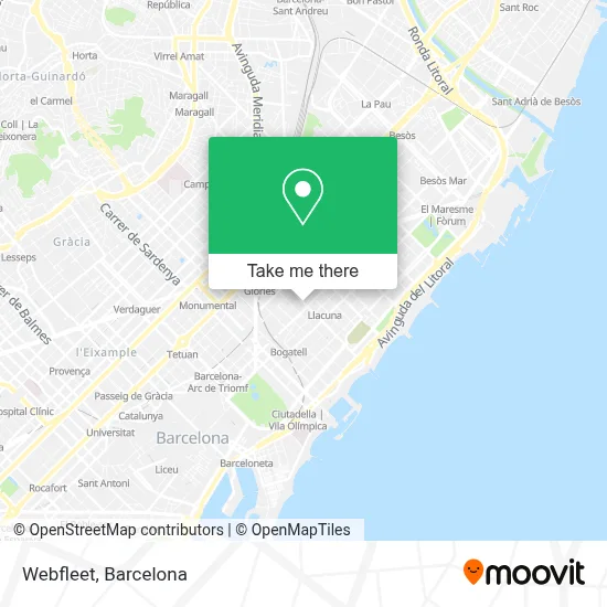 Webfleet map