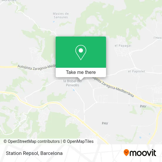 Station Repsol map