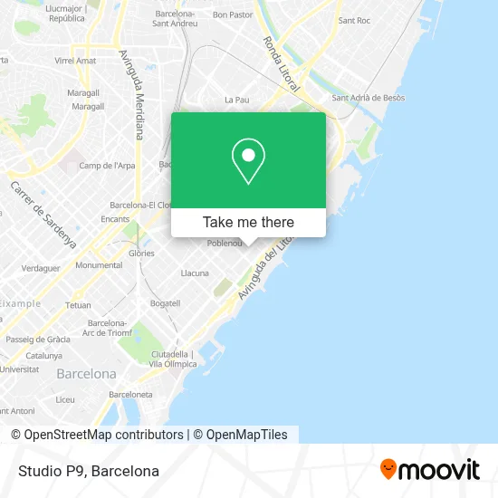 Studio P9 map