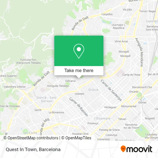 Quest In Town map