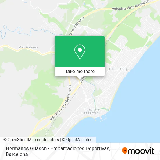 Hermanos Guasch - Embarcaciones Deportivas map
