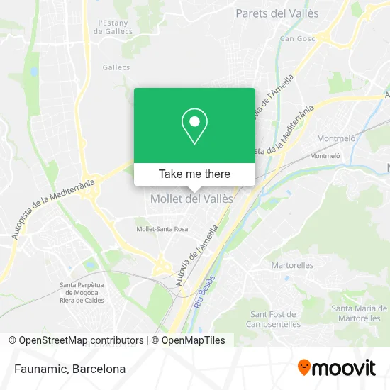 Faunamic map