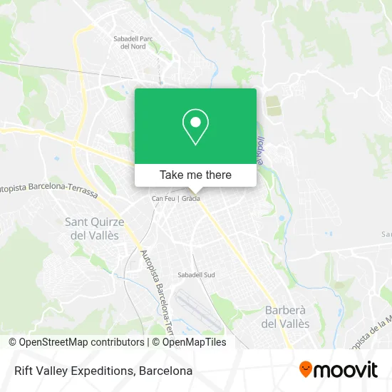 Rift Valley Expeditions map