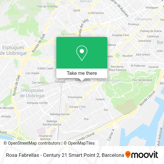 Rosa Fabrellas - Century 21 Smart Point 2 map