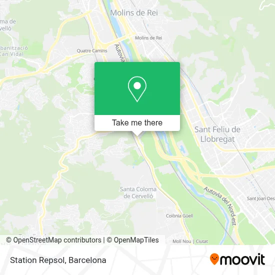 Station Repsol map